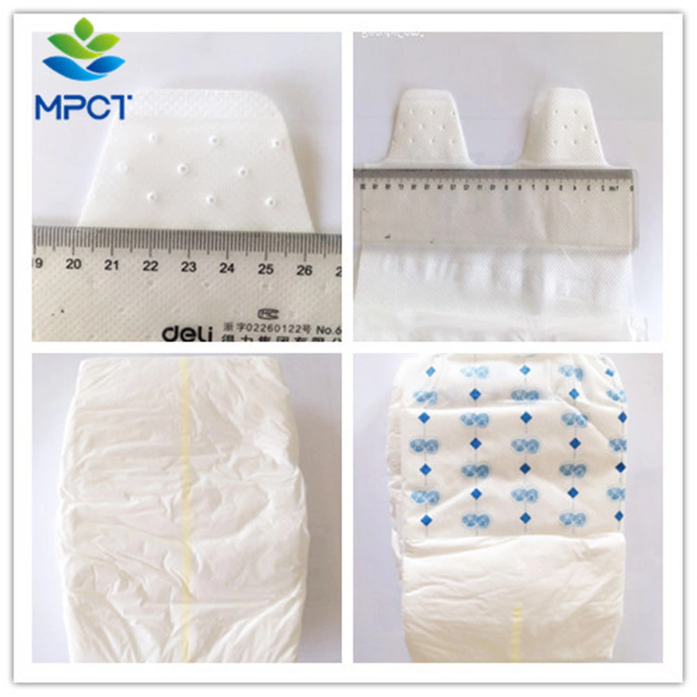 Disposable Adult Diaper with &quot;S&quot; Cut Manufacturer for Elderly People Cheap Price Free Sample Print PE Back Sheet in China